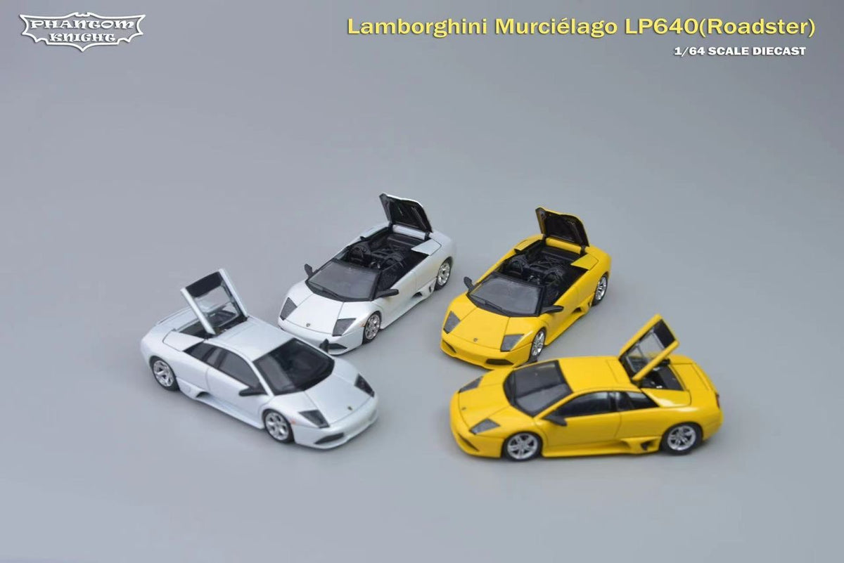 Phantom Knight 1:64 Lamborghini Murciélago LP640 Coupe/Roadster Diecast Model
