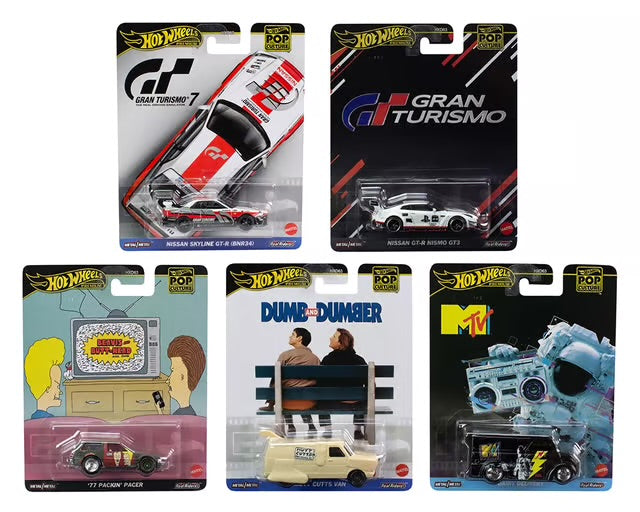 Hot Wheels pop culture set