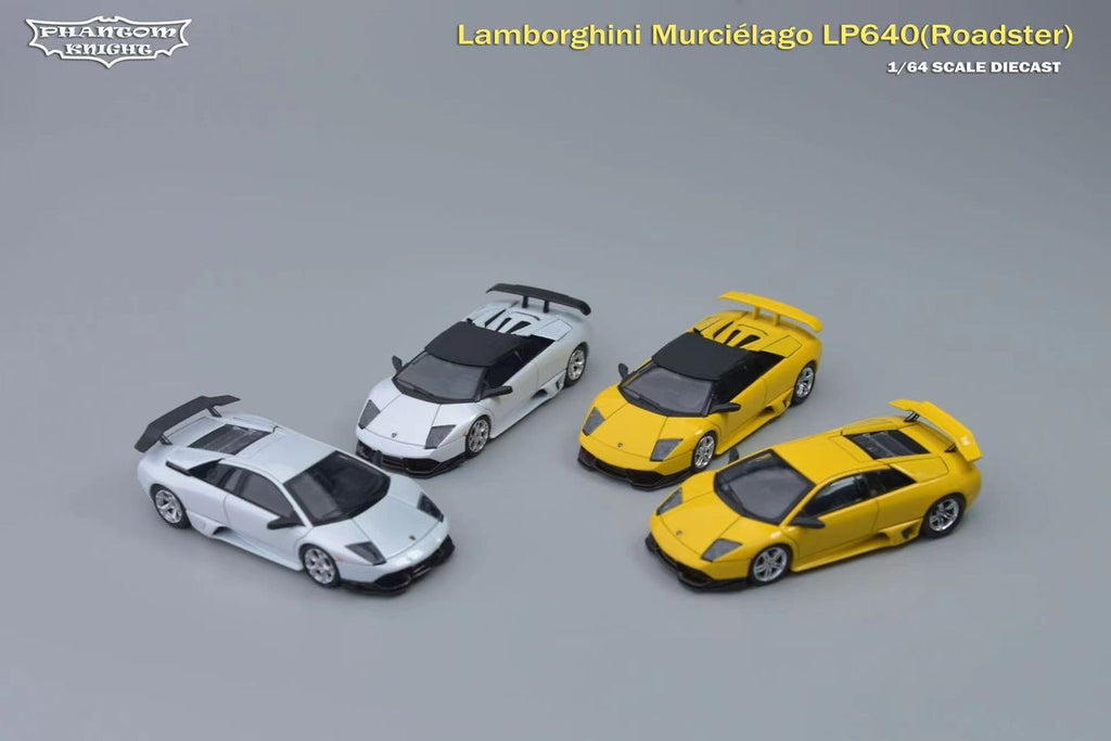 Phantom Knight 1:64 Lamborghini Murciélago LP640 Coupe/Roadster Diecast Model