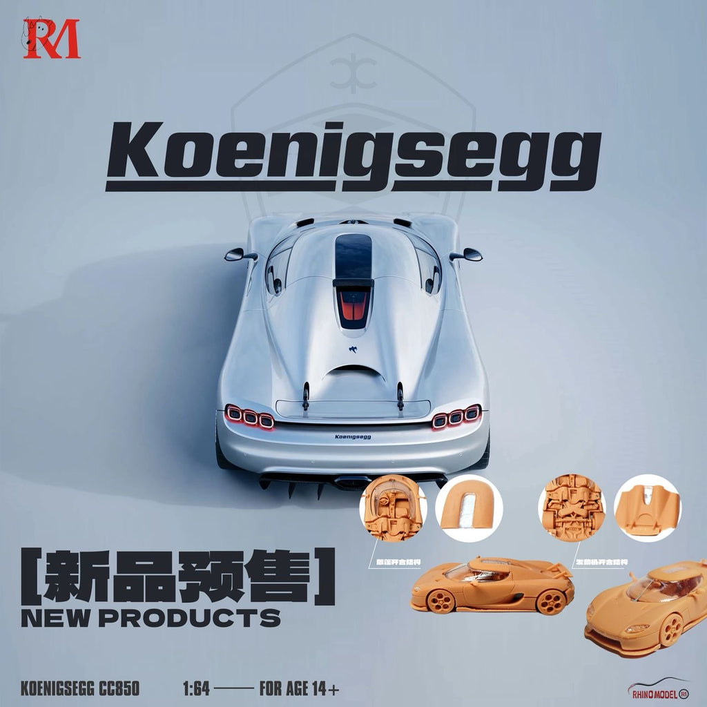 Rhino Model 1/64 Koenigsegg CC850