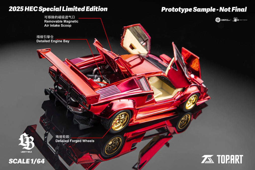 TopArt Model 1/64 LBWK COUNTACH