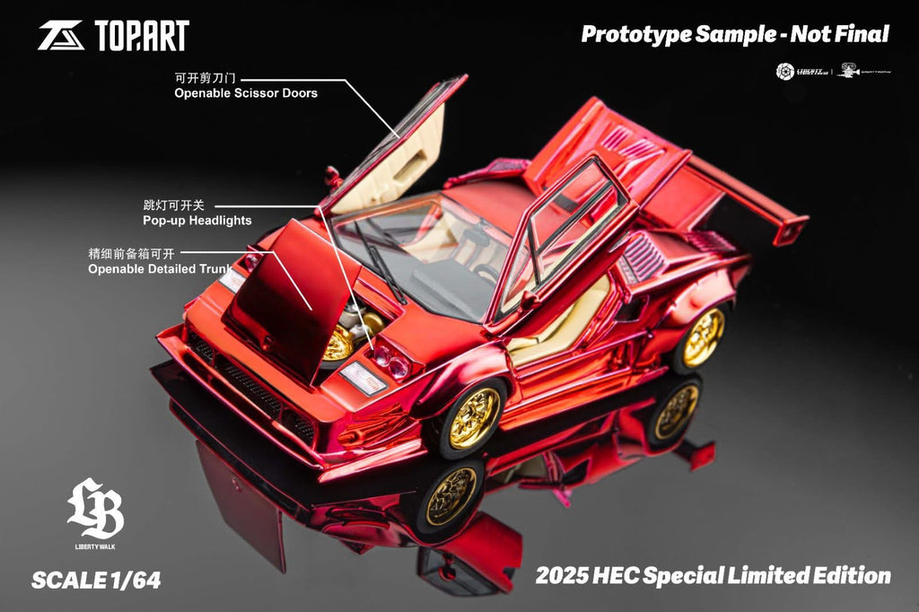 TopArt Model 1/64 LBWK COUNTACH