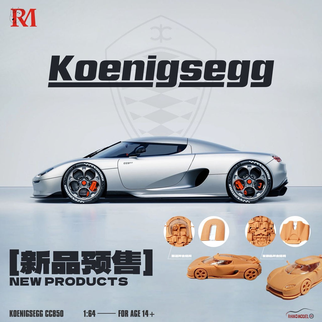 Rhino Model 1/64 Koenigsegg CC850